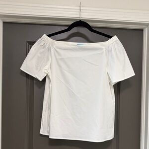 J. McGlaughlin white off the shoulder shirt XS